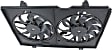 OE Replacement Radiator Fan, 2.0L, 4Cyl, Dual fan