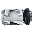 A/C Compressor, With Clutch, 6-Groove Pulley, 4 Cyl., 2.5L Engine, With DKS17D Compressor Type