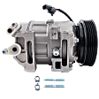 2008 Nissan Altima - A/C Compressor, GAS, 6 Groove; Dcs171C; Recommend Replacing Compressor Harness; Use 1712339, With Clutch, 6-Groove Pulley, 4 Cyl 2.5L