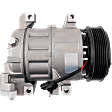 A/C Compressor, With Clutch, 6-Groove Pulley, 2.5L, 4Cyl