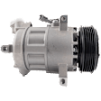 2013 Nissan Sentra - A/C Compressor, 6 Groove; Pxc14; Recommend Replacing Compressor Harness; Use 1712339, With Clutch, 6-Groove Pulley, 1.8L