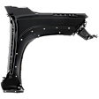 Front, Driver Side Fender, Crew Cab Pickup, For Models With Wheel Molding Hole