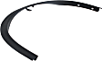 Front, Passenger Side Fender Trim, Textured Black