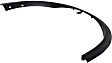 Front, Passenger Side Fender Trim, Textured Black