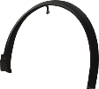 Front, Passenger Side Fender Flares, Textured Black