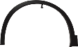 Front, Driver Side Fender Flares, Textured Black