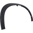 Front, Passenger Side Fender Flares, Textured Black