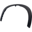 Front, Passenger Side Fender Flares, Textured Black