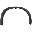 Front, Passenger Side Fender Flares, Textured Black