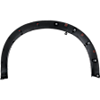 2017-2024 Nissan Armada - Front, Passenger Side Fender Flares, Silver CAPA Certified