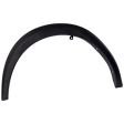 Front, Passenger Side Fender Flares, Textured Black OE Replacement Series