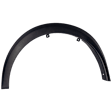 Front, Driver Side Fender Flares, Textured Black OE Replacement Series