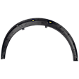Front, Driver Side Fender Flares, Textured Black OE Replacement Series