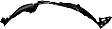 Front, Passenger Side Fender Liner