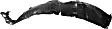 Front, Driver Side Fender Liner, 6 Cyl., 3.5L Engine