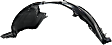 Front, Driver Side Fender Liner, SR Turbo Model, 4 Cyl., 1.6L Engine