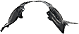 Front, Driver Side Fender Liner, SR Turbo Model, 4 Cyl., 1.6L Engine