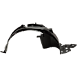 Front, Passenger Side, Front Section Fender Liner, S Model