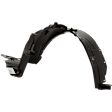 Front, Passenger Side, Front Section Fender Liner, S Model