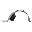 Front, Driver Side, Front Section Fender Liner, S Model