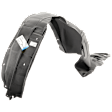 Front, Driver Side, Front Section Fender Liner, S Model
