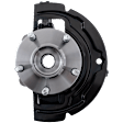 Front, Driver Side Steering Knuckle, With Bearing, With Dust Shield