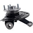 Front, Driver Side Steering Knuckle, With Bearing, With Dust Shield