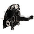 Front, Driver Side Steering Knuckle, With Bearing, With Dust Shield
