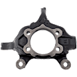 Front, Driver Side Steering Knuckle, Without Backing Plate, Without Bearing