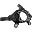Front, Driver Side Steering Knuckle, Without Backing Plate, Without Bearing