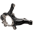 Front, Passenger Side Steering Knuckle, Without Backing Plate, Without Bearing