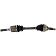 Front, Driver Side Axle Assembly, 4 Cyl., 2.5L Engine, AWD