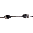 Front, Driver Side Axle Assembly, 4 Cyl., 2.5L Engine