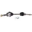 Front, Passenger Side Axle Assembly, 2.0L Engine, Automatic CVT Transaxle, Mini Passenger Van, FWD
