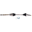 Front, Passenger Side Axle Assembly, 2.0L Engine, Automatic CVT Transaxle, Mini Passenger Van, FWD