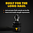 Front, Driver or Passenger Side, Inner Tie Rod End, 4 Cyl., 2.0L Engine