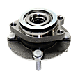 Front, Driver or Passenger Side Wheel Hub, With Bearing, 4 x 4.5 in. Bolt Pattern, 4 Cyl., 1.8L Engine, FWD