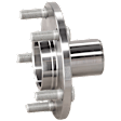 Front, Driver or Passenger Side Wheel Hub, Without Bearing, 5 x 4.5 in. Bolt Pattern, 4 Cyl., 2.5L Engine