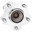 Rear, Driver or Passenger Side Wheel Hub, With Bearing, 5 x 4.5 in. Bolt Pattern