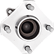 Rear, Driver or Passenger Side Wheel Hub, With Bearing, 4 x 4.5 in. Bolt Pattern