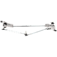 Wiper Linkage - Natural Color, Plastic Bushing Material, Bolt-on Attachment Method, 29 in. Length, 0.74 in. Thickness, 0.33 in. Wiper Arm Pivot Point Diameter, With 2 Wiper Arm Nuts