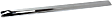 Front, Passenger Side, Upper Door Molding and Beltlines, Chrome