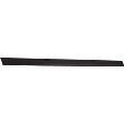 Front, Driver Side Door Molding and Beltlines, Textured Black