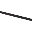 Front, Driver Side Door Molding and Beltlines, Textured Black