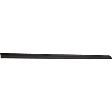 Front, Driver Side Door Molding and Beltlines, Textured Black