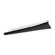 Front, Driver Side Door Molding and Beltlines, Textured Black, With Chrome Moulding