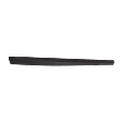 Front, Driver Side Door Molding and Beltlines, Textured Black, With Chrome Moulding