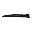 Front, Passenger Side Door Molding and Beltlines, Textured Black, With Chrome Moulding