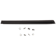 Front, Driver Side, Lower Door Molding and Beltlines, Black