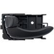 Front Or Rear, Driver Side Textured Black Interior Door Handle